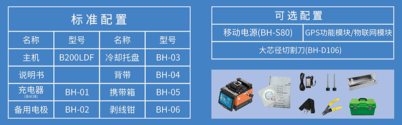 大芯径光纤熔接机B200LDF
