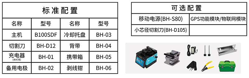 小芯径光纤熔接机B100SDF